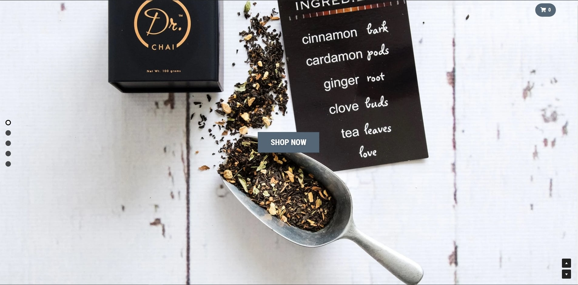 Dr Chai Tea Desktop Website Dr Chai Tea Desktop Website